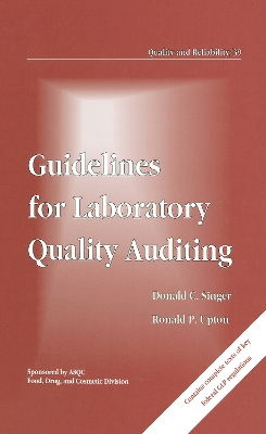 Guidelines for Laboratory Quality Auditing book