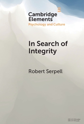 In Search of Integrity: A Life-Journey across Diverse Contexts by Robert Serpell