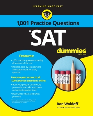 1,001 Sat Practice Questions for Dummies book
