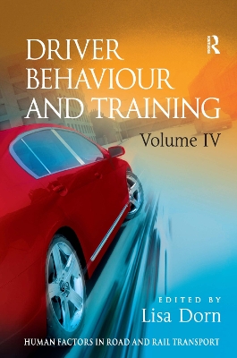 Driver Behaviour and Training: Volume 4 book