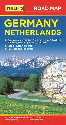 Philip's Germany and Netherlands Road Map by Philip's Maps