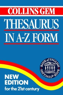 Collins Gem Thesaurus book