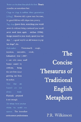 Concise Thesaurus of Traditional English Metaphors book