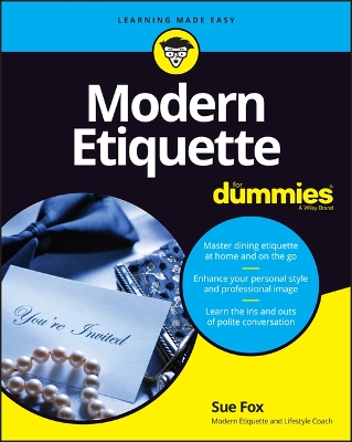 Modern Etiquette For Dummies book