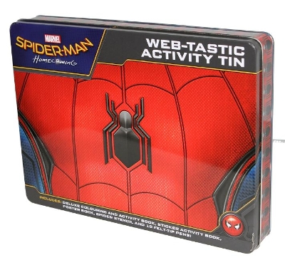 Marvel: Spider-Man Homecoming: Web-tastic Activity Tin book