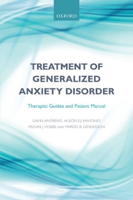 Treatment of generalized anxiety disorder book