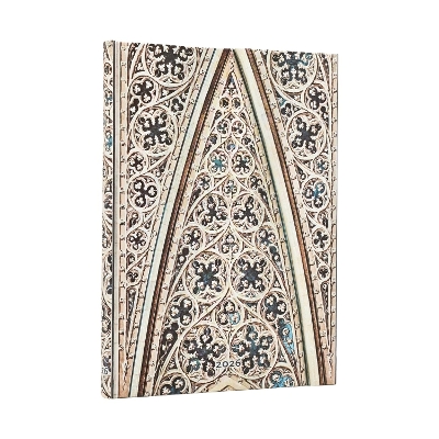 2026 Vault of the Milan Cathedral (Duomo di Milano) Midi 12-month Verso Hardcover Flexi Dayplanner 2026 (Wrap Closure) book