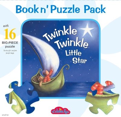 Twinkle Twinkle Little Star: 16 Big-Piece Puzzle with board book book