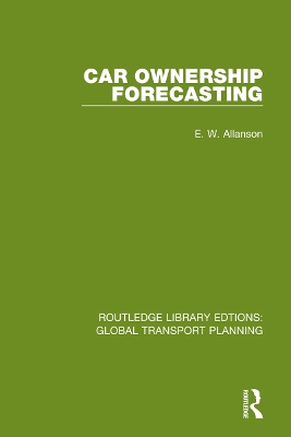 Car Ownership Forecasting by E. W. Allanson