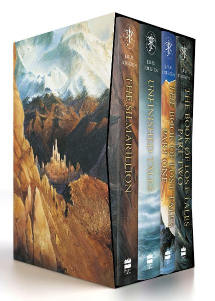 The History of Middle-Earth Box Set #1: The Silmarillion / Unfinished Tales / Book of Lost Tales, Part One / Book of Lost Tales, Part Two book