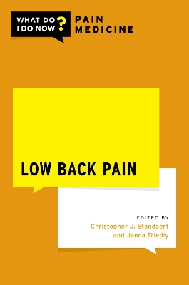 Low Back Pain book