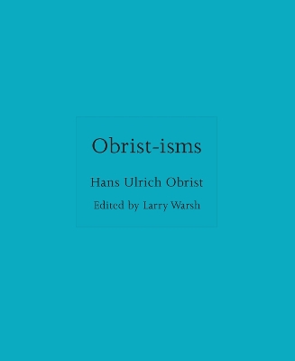 Obrist-isms book