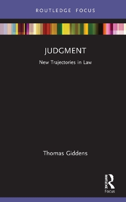 Judgment: New Trajectories in Law book