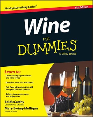 Wine For Dummies by Ed McCarthy