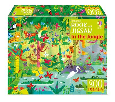Usborne Book and Jigsaw In the Jungle by Kirsteen Robson