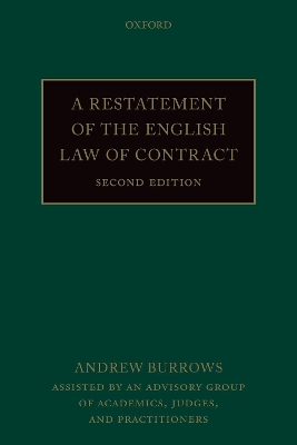 A Restatement of the English Law of Contract book