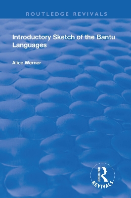 Introductory Sketch of the Bantu Languages book