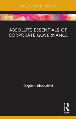 Absolute Essentials of Corporate Governance book