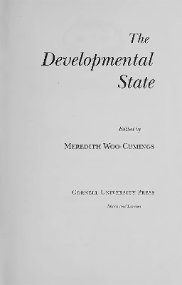 Developmental State book