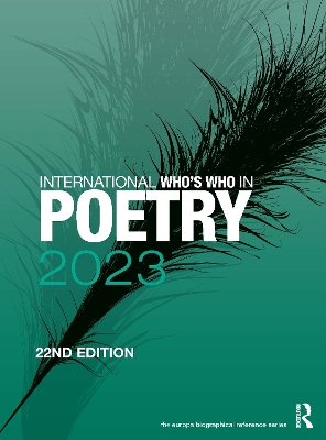 International Who's Who in Poetry 2023 book