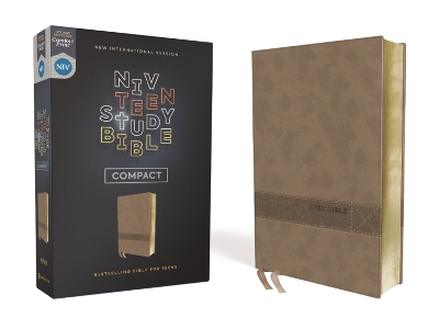 NIV, Teen Study Bible (For Life Issues You Face Every Day), Compact, Leathersoft, Brown, Comfort Print book