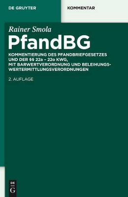 Pfandbriefgesetz book