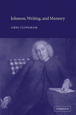 Johnson, Writing, and Memory book