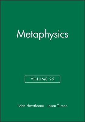 Metaphysics, Volume 25 book