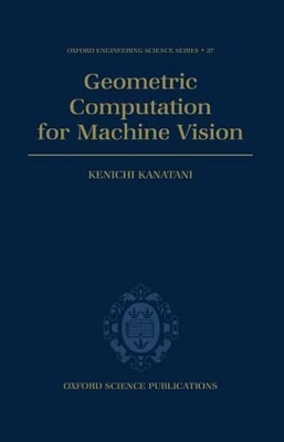 Geometric Computation for Machine Vision book