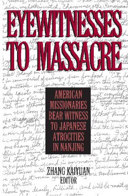 Eyewitnesses to Massacre book