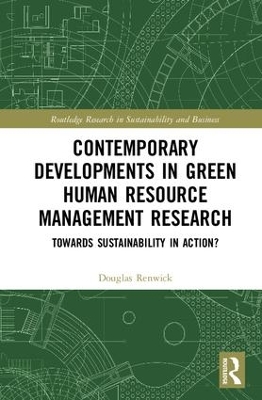 Contemporary Developments in Green Human Resource Management Research book