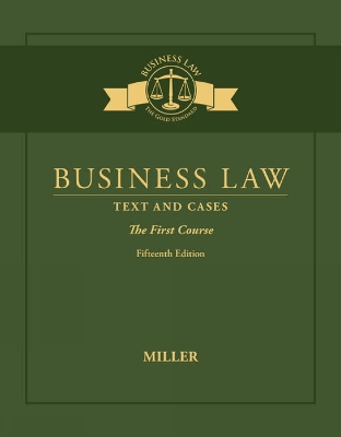 Business Law: Text & Cases - The First Course book