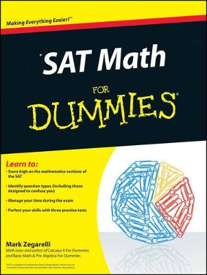 SAT Math For Dummies book