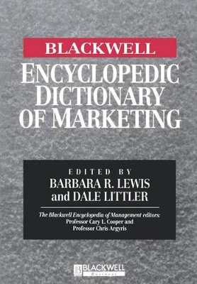 Blackwell Encyclopedic Dictionary of Marketing book