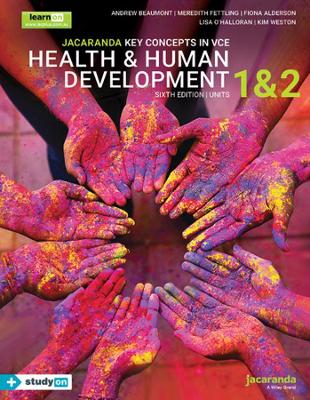 Jacaranda Key Concepts in VCE Health & Human Development Units 1 and 2 book