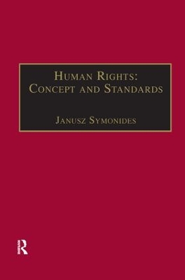 Human Rights: Concept and Standards by Janusz Symonides