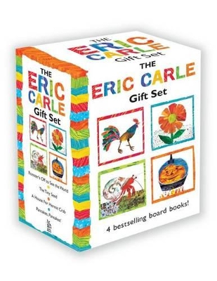 The Eric Carle Gift Set (Boxed Set): The Tiny Seed; Pancakes, Pancakes!; A House for Hermit Crab; Rooster's Off to See the World by Eric Carle