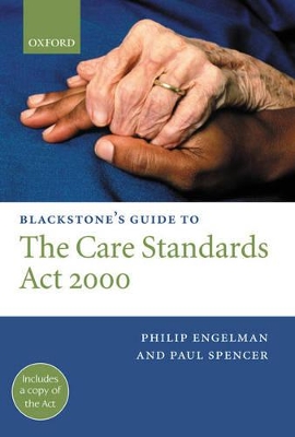 Blackstone's Guide to the Care Standards Act 2000 book