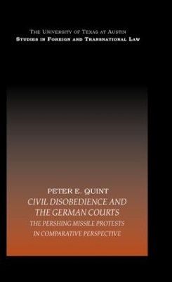 Civil Disobedience and the German Courts book
