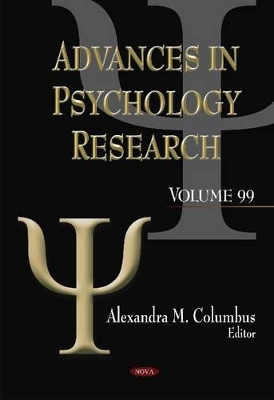 Advances in Psychology Research. Volume 99 book