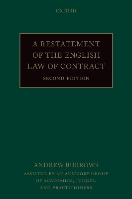 A Restatement of the English Law of Contract book