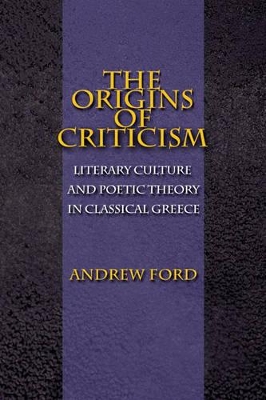 Origins of Criticism book