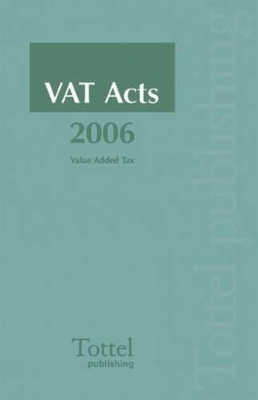 VAT Acts: 2006 book