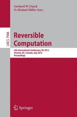 Reversible Computation book