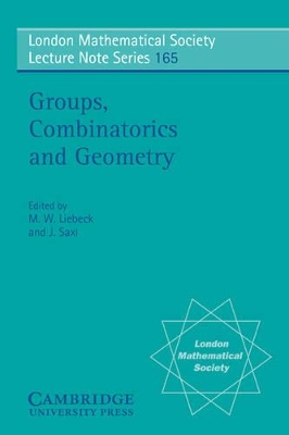 Groups, Combinatorics and Geometry book