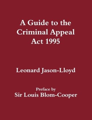 Guide to the Criminal Appeal Act 1995 book