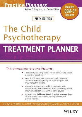 The Child Psychotherapy Treatment Planner book