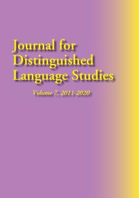 Journal for Distinguished Language Studies, Vol. 7, 2011-2020 book