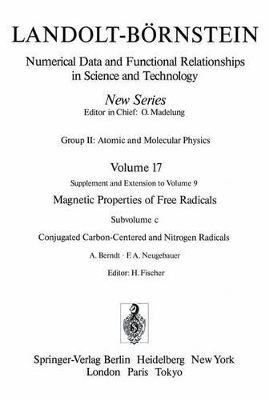 Conjugated Carbon-Centered and Nitrogen Radicals / Konjugierte Kohlenstoff- und Stickstoff-Radikale book