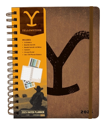 2025 Yellowstone: The Dutton Ranch 13-Month Weekly Planner book